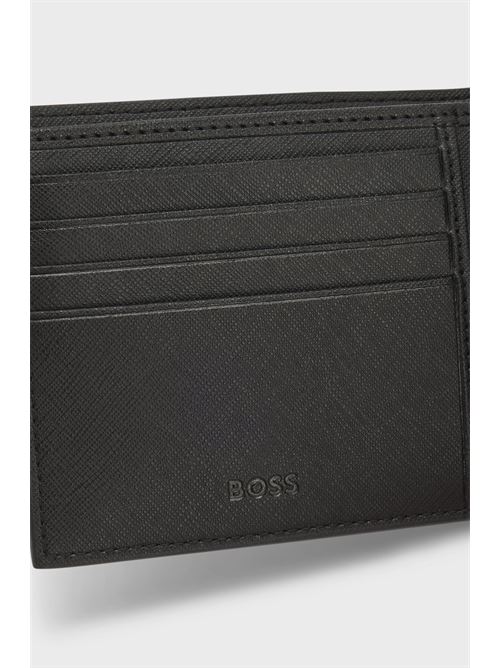Wallet with monogram structure BOSS | 50548798 ZAIR_ML_8CC.001